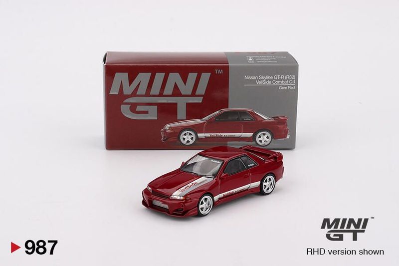 Mini GT Nissan Skyline GT-R R32 Veilside #Red #MGT987
