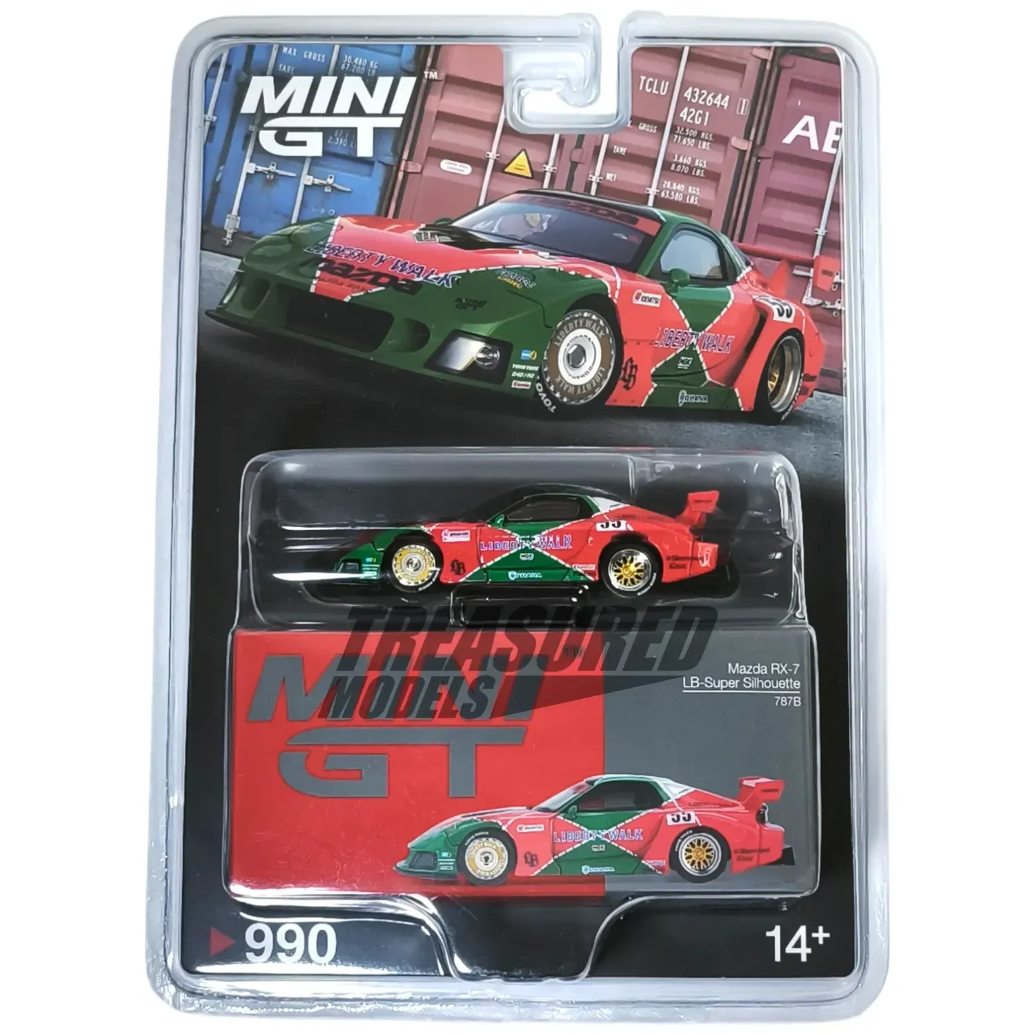 Mini GT Mazda RX-7 LB-Super Sihlouette Blisterversion  #MGT990