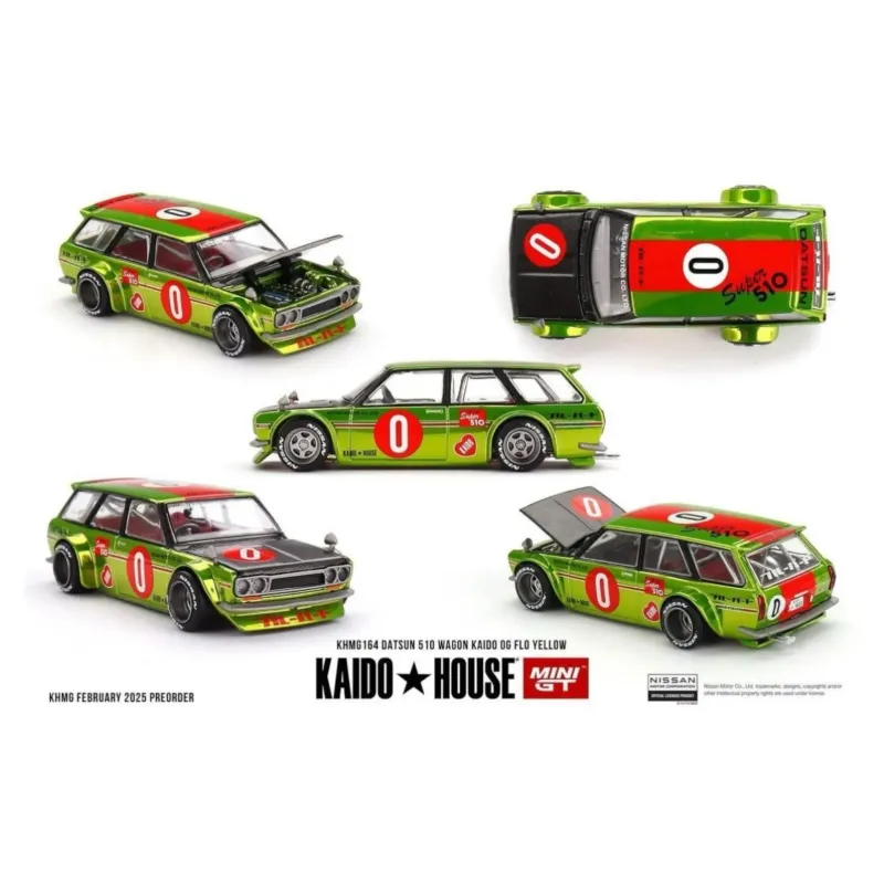 Kaido House Datsun 510 Wagon Kaido OG Flow Yellow #164 Kaido House Datsun 510 Wagon Kaido OG Flow Yellow #164