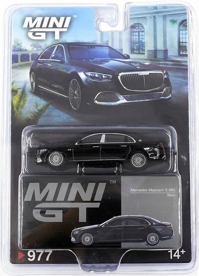 Mini GT Mercedes-Maybach S 680 Black Blisterversion #MGT977