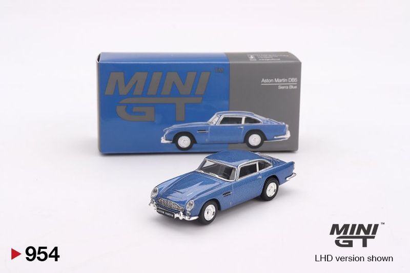 Mini GT Aston Martin DB5 Sierra Blue #954 Mini GT Aston Martin DB5 Sierra Blue #954