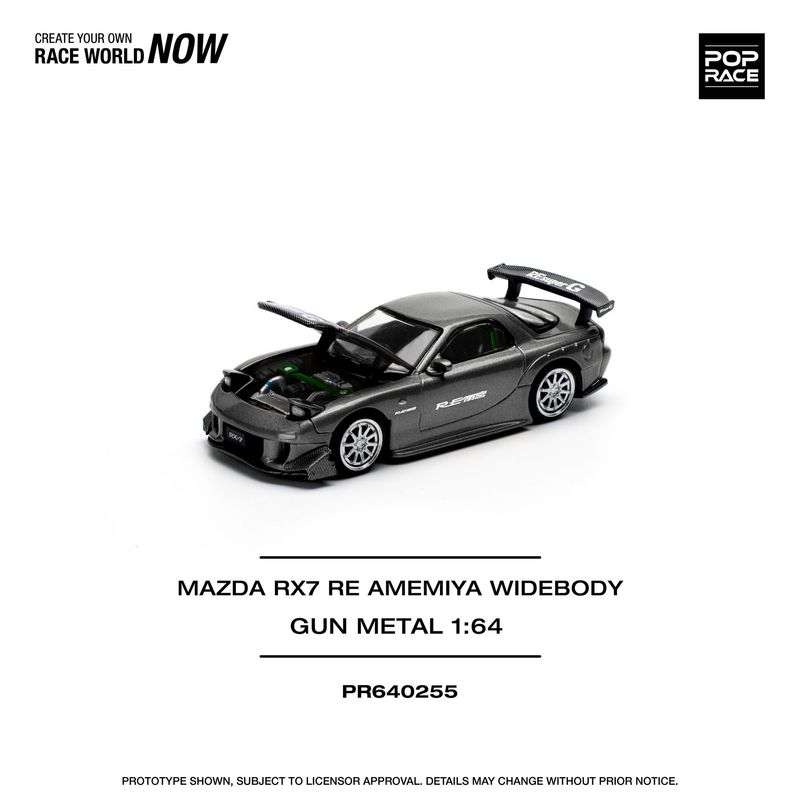 Pop Race Mazda RX7 RE Amemia #PR64-255