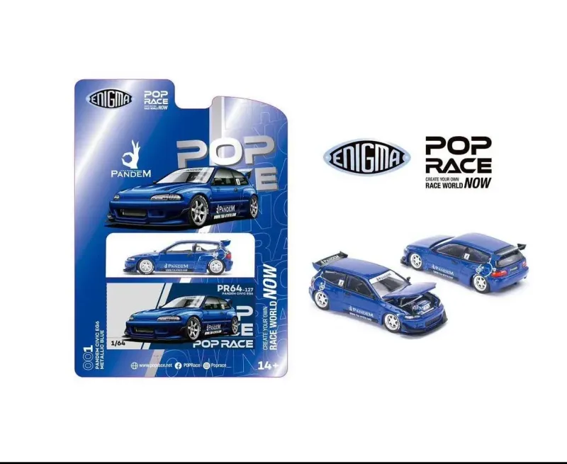 Pop Race Honda Pandem Civic EG6 #PR64-001 Pop Race Honda Pandem Civic EG6 #PR64-001