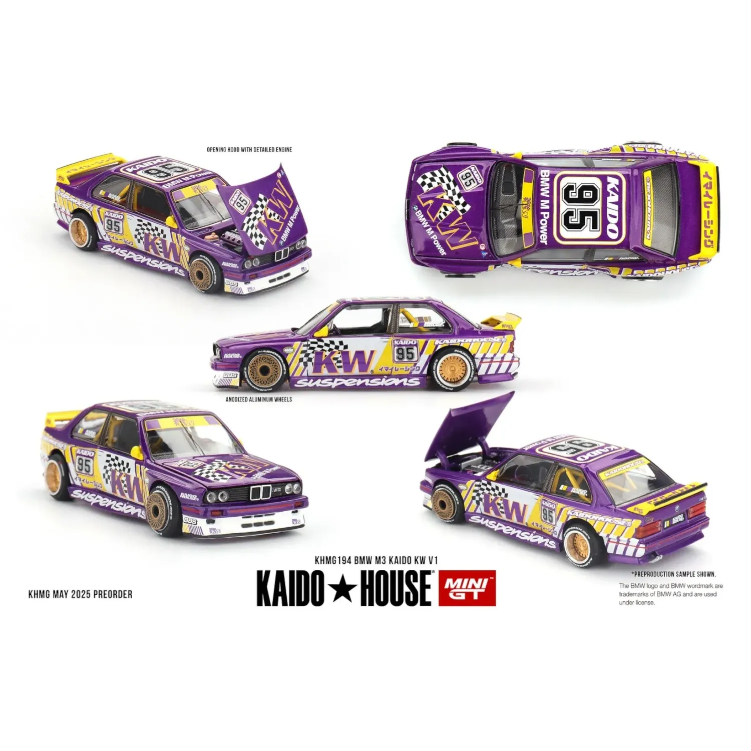Kaido House BMW M3 E30 KW v1 #194