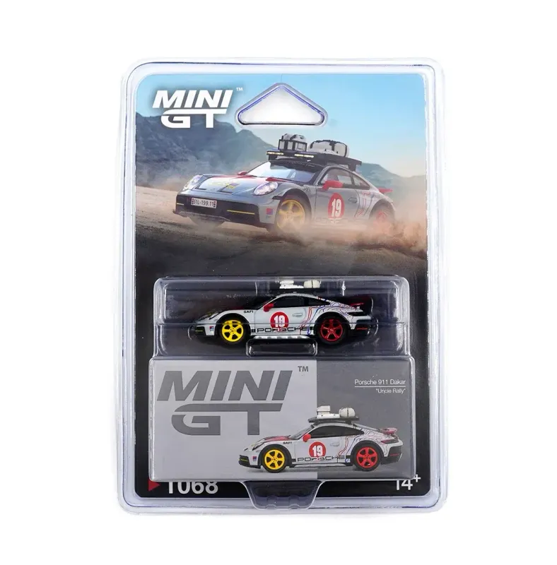 Mini GT Porsche 911 Dakar Uncle Rally Blisterversion #MGT1068 Mini GT Porsche 911 Dakar Uncle Rally Blisterversion #MGT1068