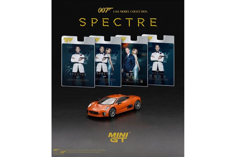 Mini GT Jaguar C-X75 James Bond 007 Spectre Blister Englisch #MGT903-007E Mini GT Jaguar C-X75 James Bond 007 Spectre Blister Englisch #MGT903-007E