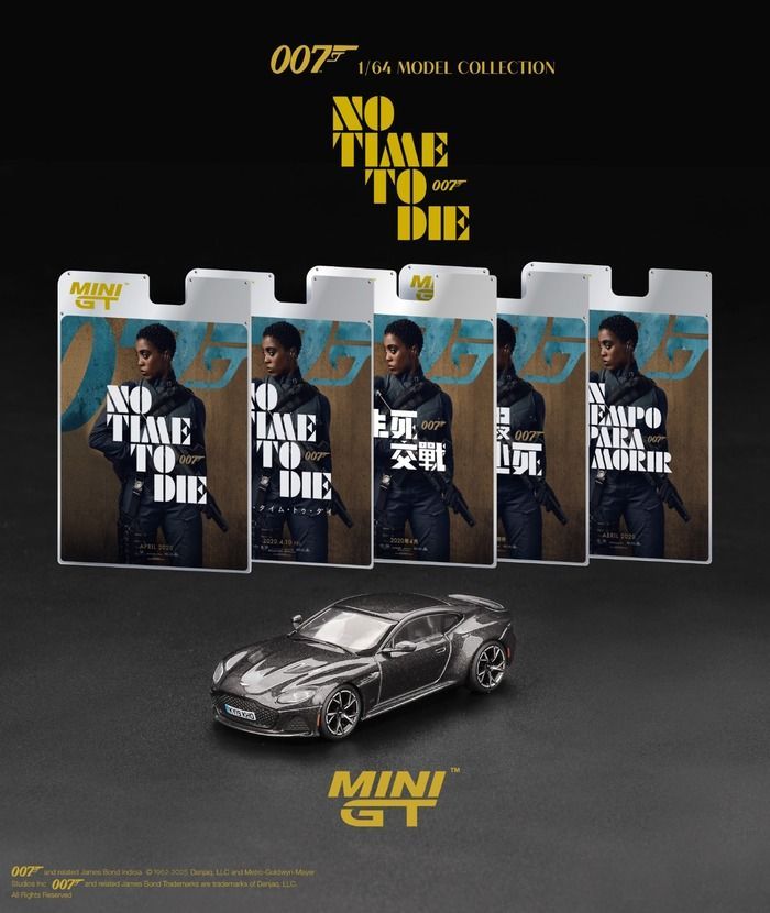 Mini GT Aston Martin DBS James Bond 007 Blister Spanien #MGT904-007S