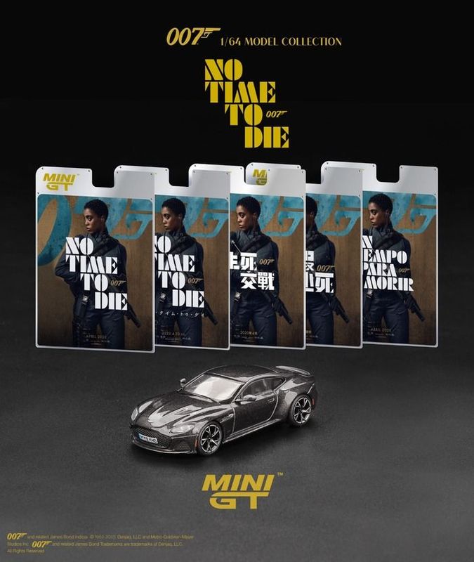 Mini GT Aston Martin DBS James Bond 007 Blister China #MGT904-007TC Mini GT Aston Martin DBS James Bond 007 Blister China #MGT904-007TC