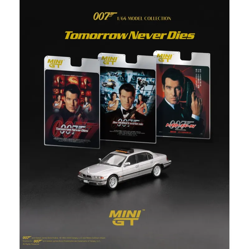 Mini GT BMW 750il James Bond 007 Blister Englisch #MGT902-007E Mini GT BMW 750il James Bond 007 Blister Englisch #MGT902-007E