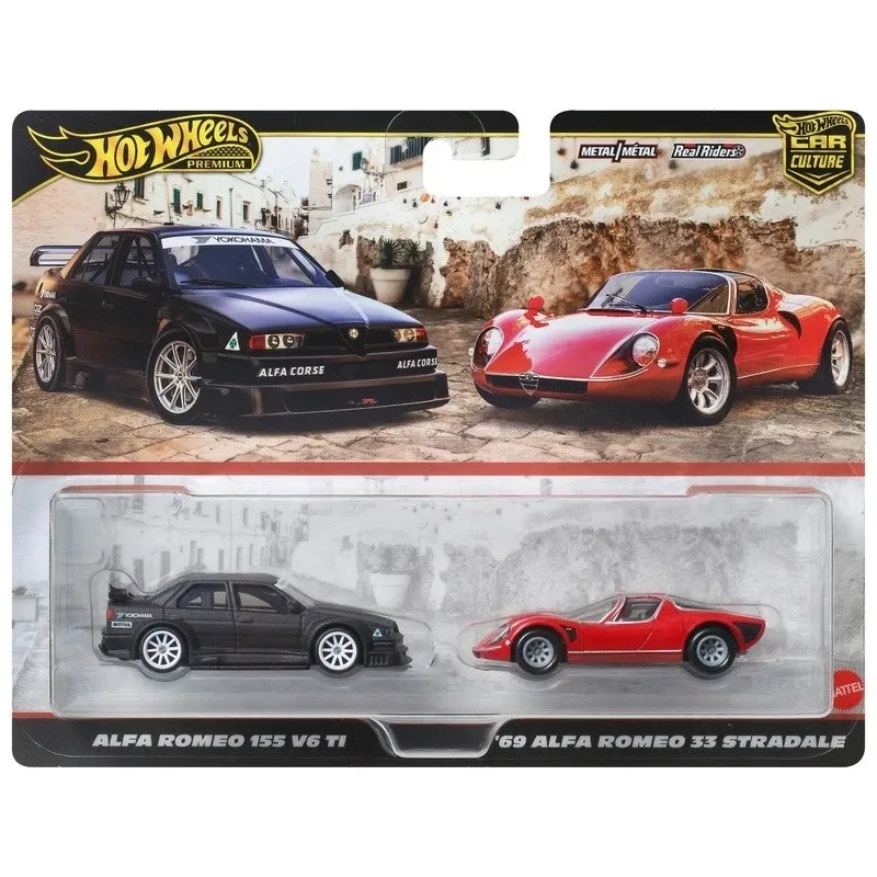 Hot Wheels 2-Pack Alfa Romeo 155 V6 TI + Ala Romeo 33 Stradale
