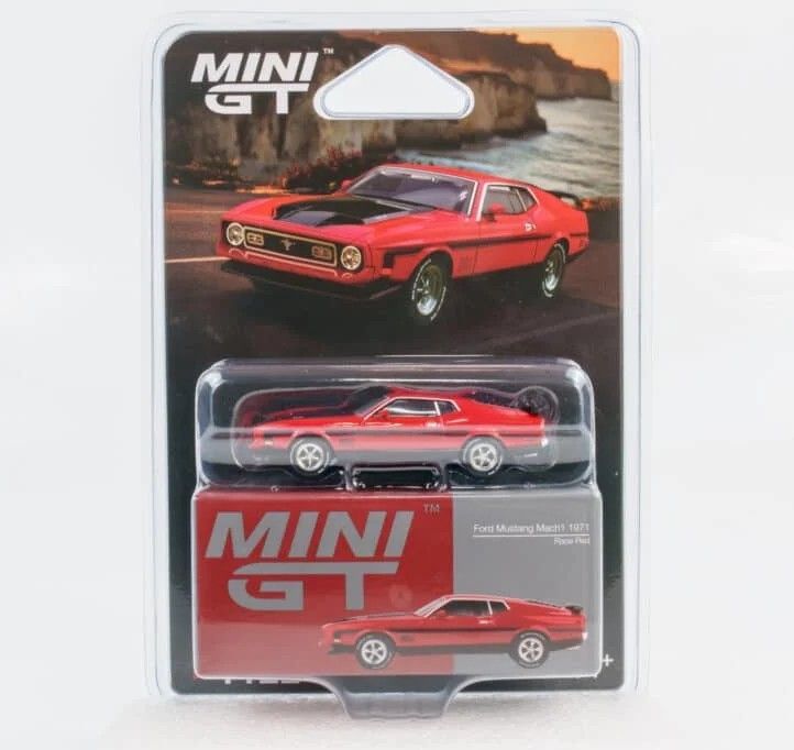 Mini GT Ford Mustang Mach 1 1971 Blisterversion #MGT1122 Mini GT Ford Mustang Mach 1 1971 Blisterversion #MGT1122