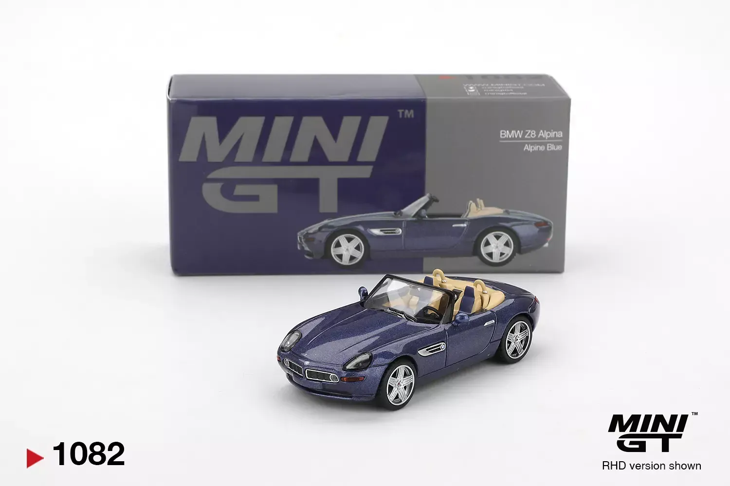 Mini GT BMW Z8 Alpine Blue #MGT1082