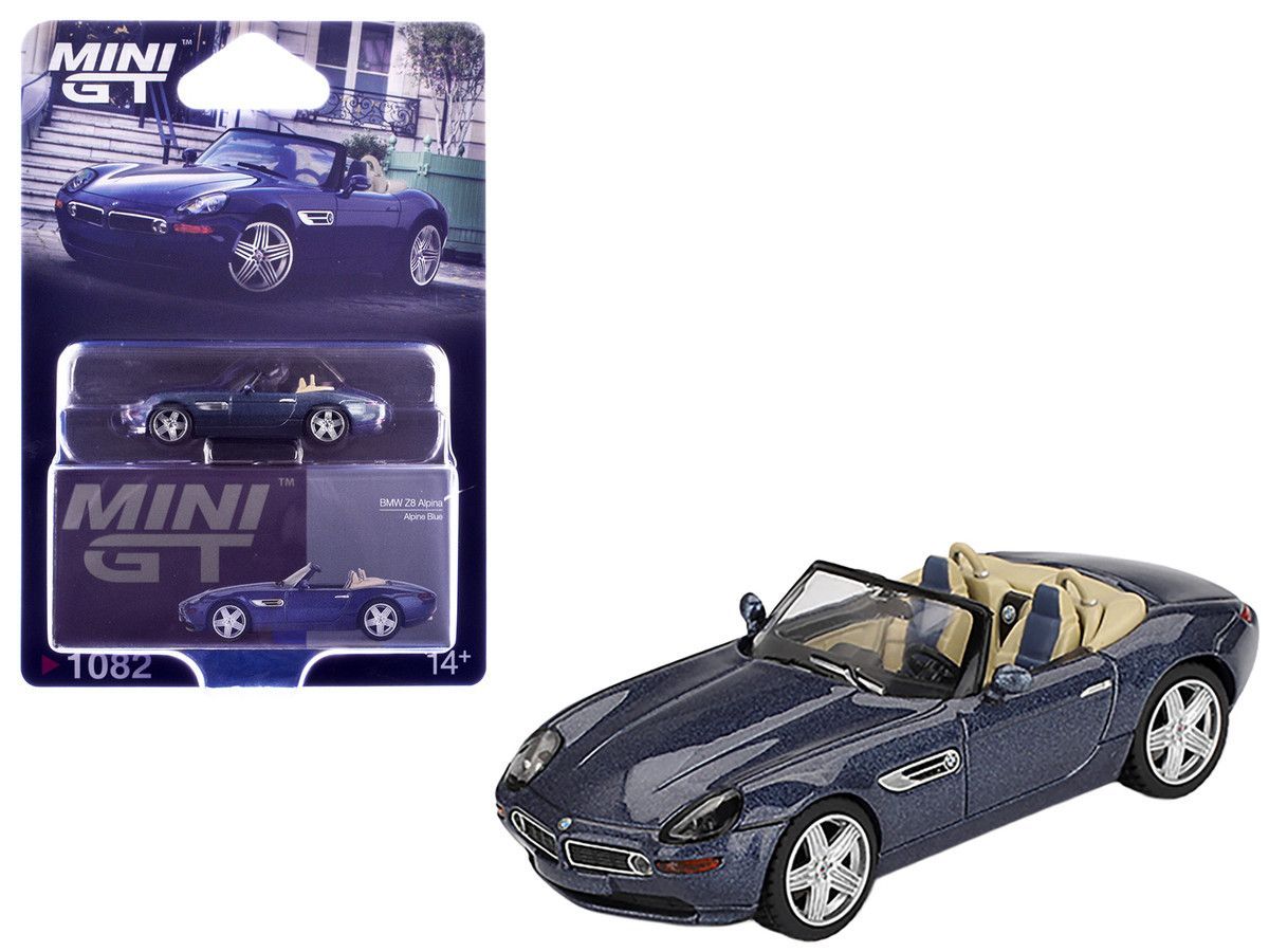 Mini GT BMW Z8 Alpine Blue Blisterversion #MGT1082