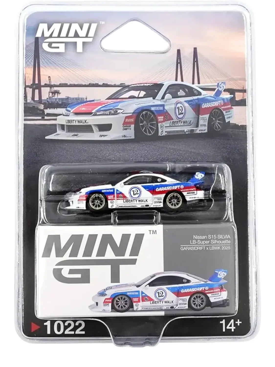 Mini GT Nissan Silvia S15 LB-Super Silhouette Blisterversion #MGT1022