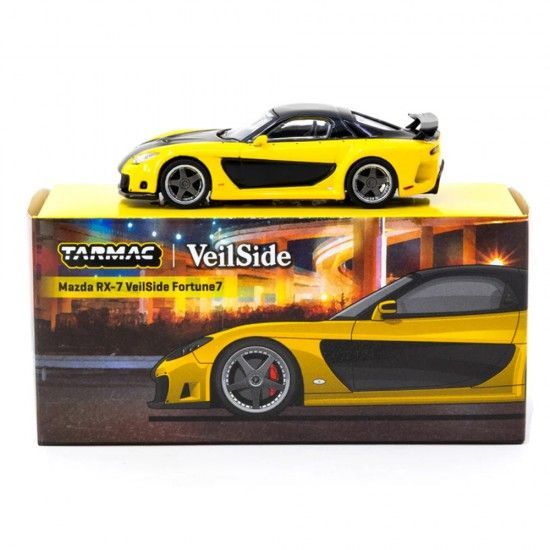 Tarmac Mazda RX-7 VeilSide Fortune7 #yellow/black Tarmac Mazda RX-7 VeilSide Fortune7 #yellow/black