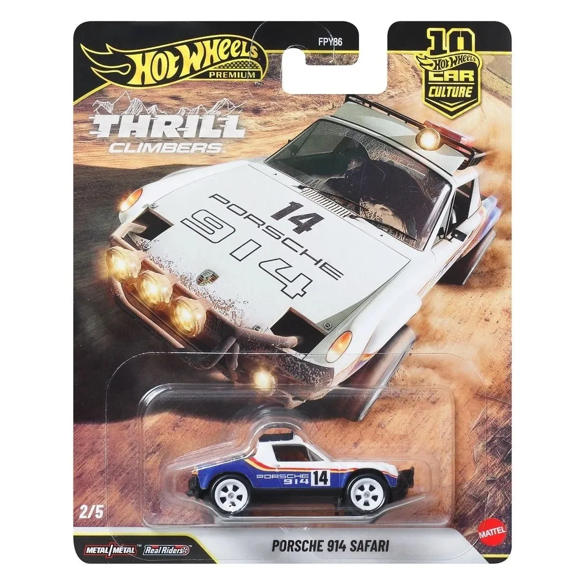 Hot Wheels Thrill Climbers Porsche 914 Safari