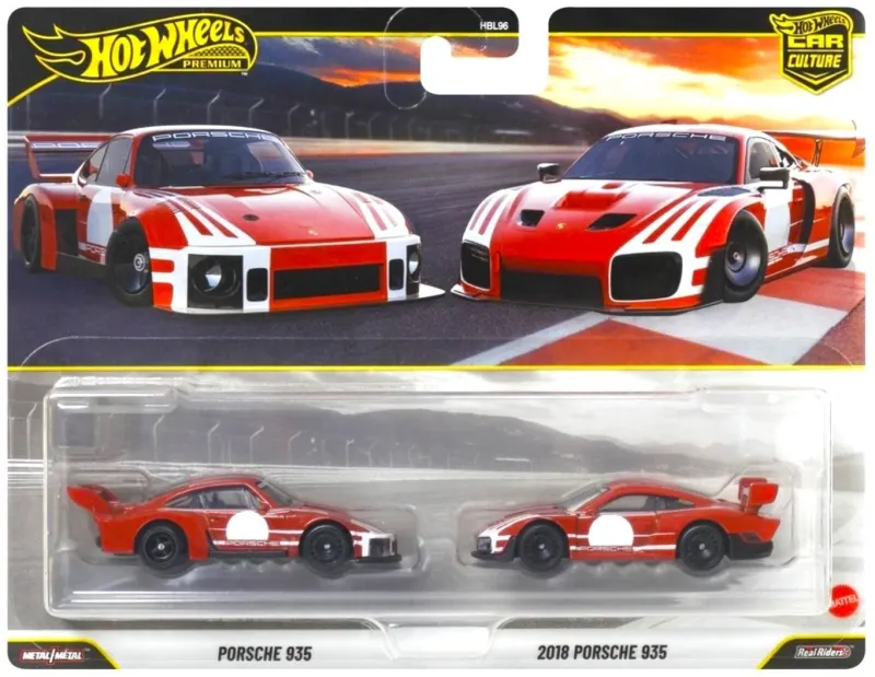 Hot Wheels  2-Pack Porsche 935 + 2018 Porsche 935