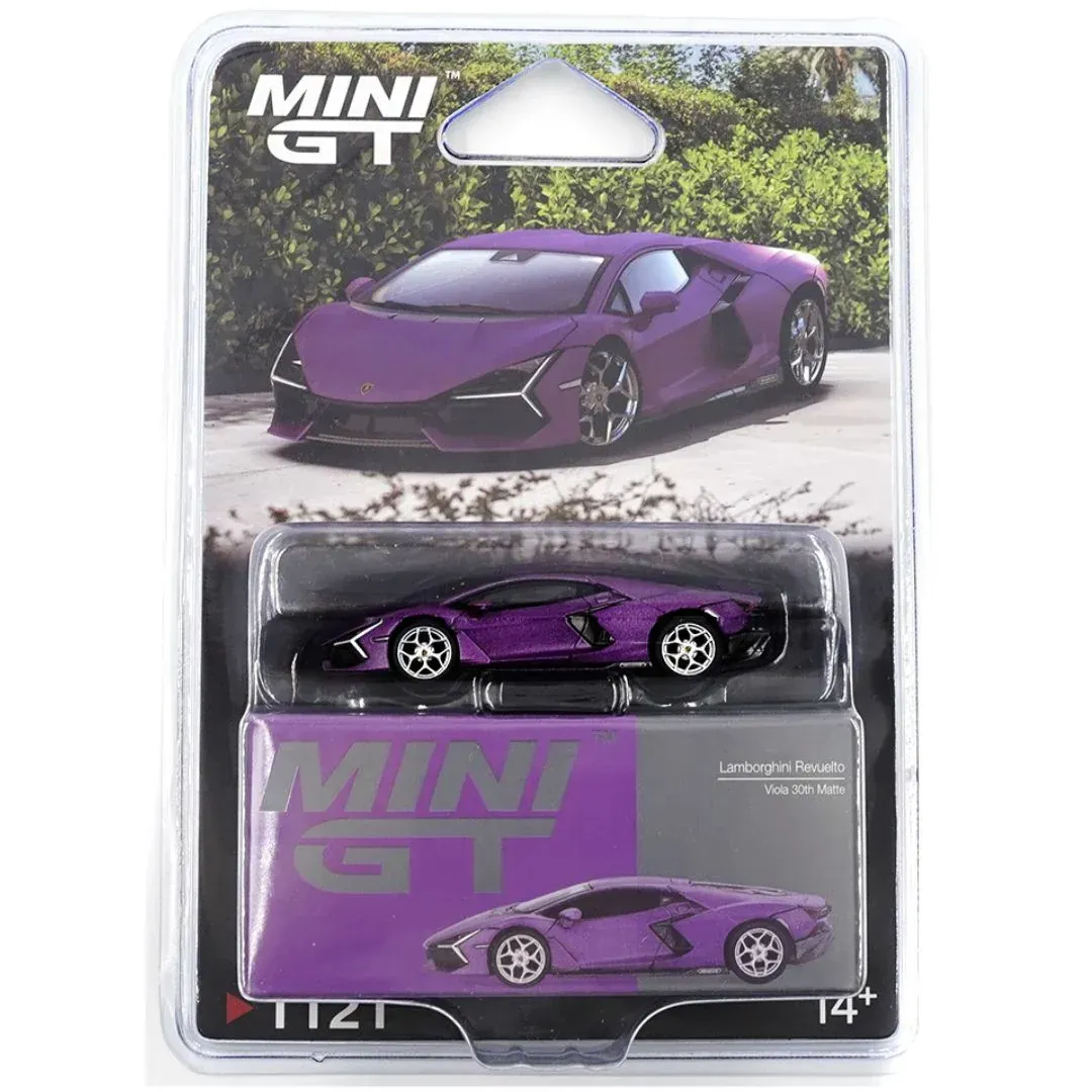 Mini GT Lamborghini Revuelto Viola 30th Matte Blisterversion #MGT1121