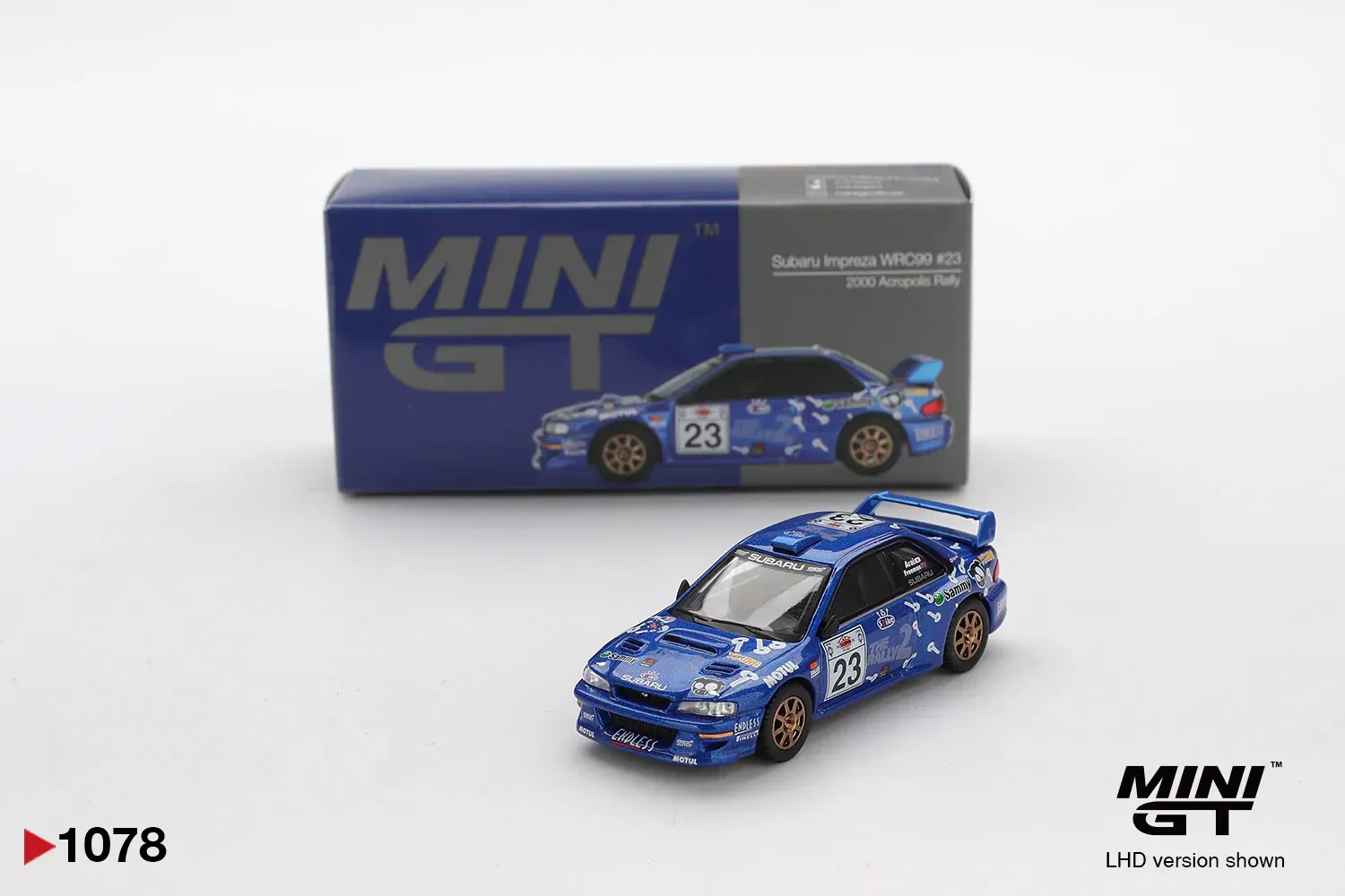 Mini GT Subaru Impreza WRC99 NR.23 #MGT1078