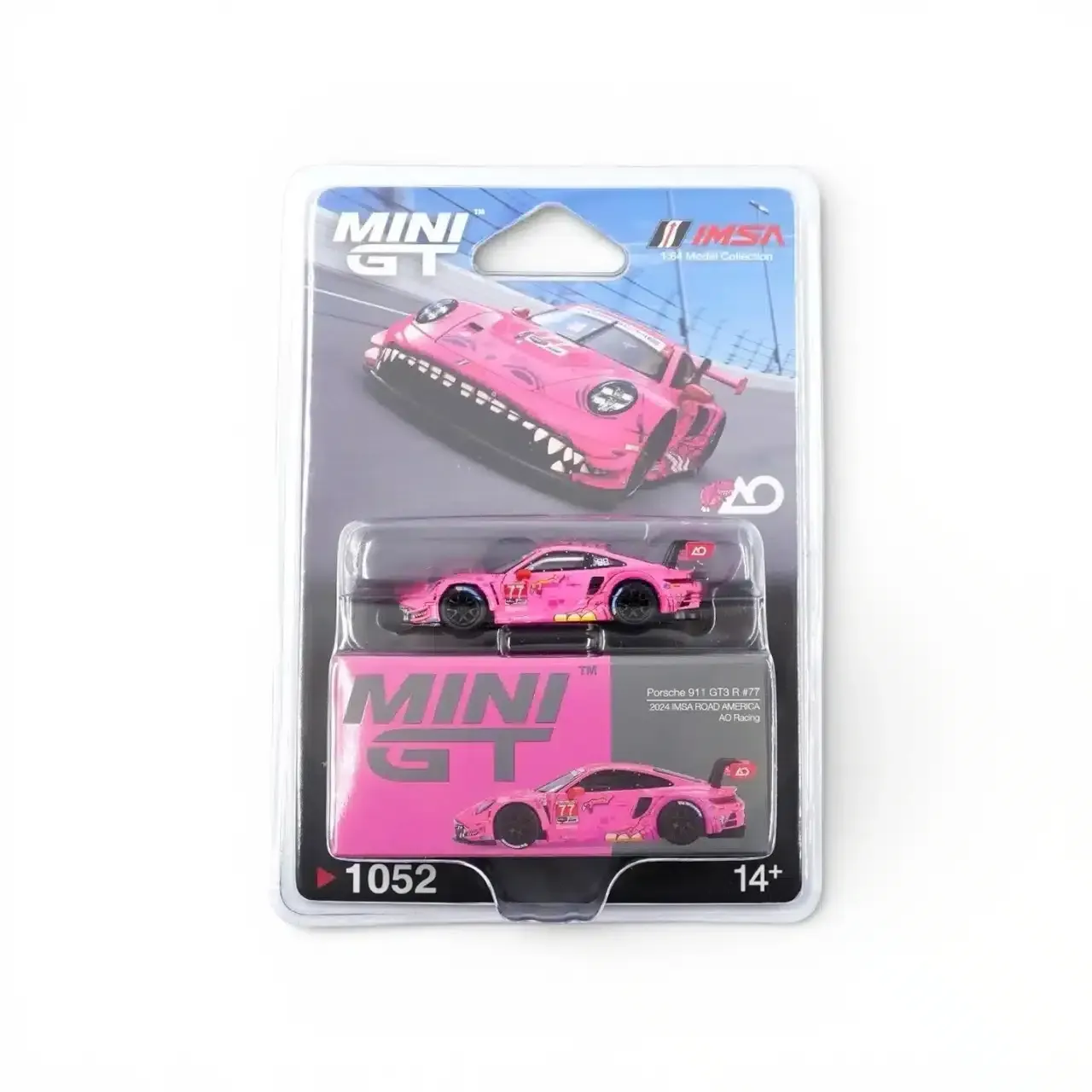 Mini GT Porsche 911 GT3 R NR.77 Blisterversion #MGT1052