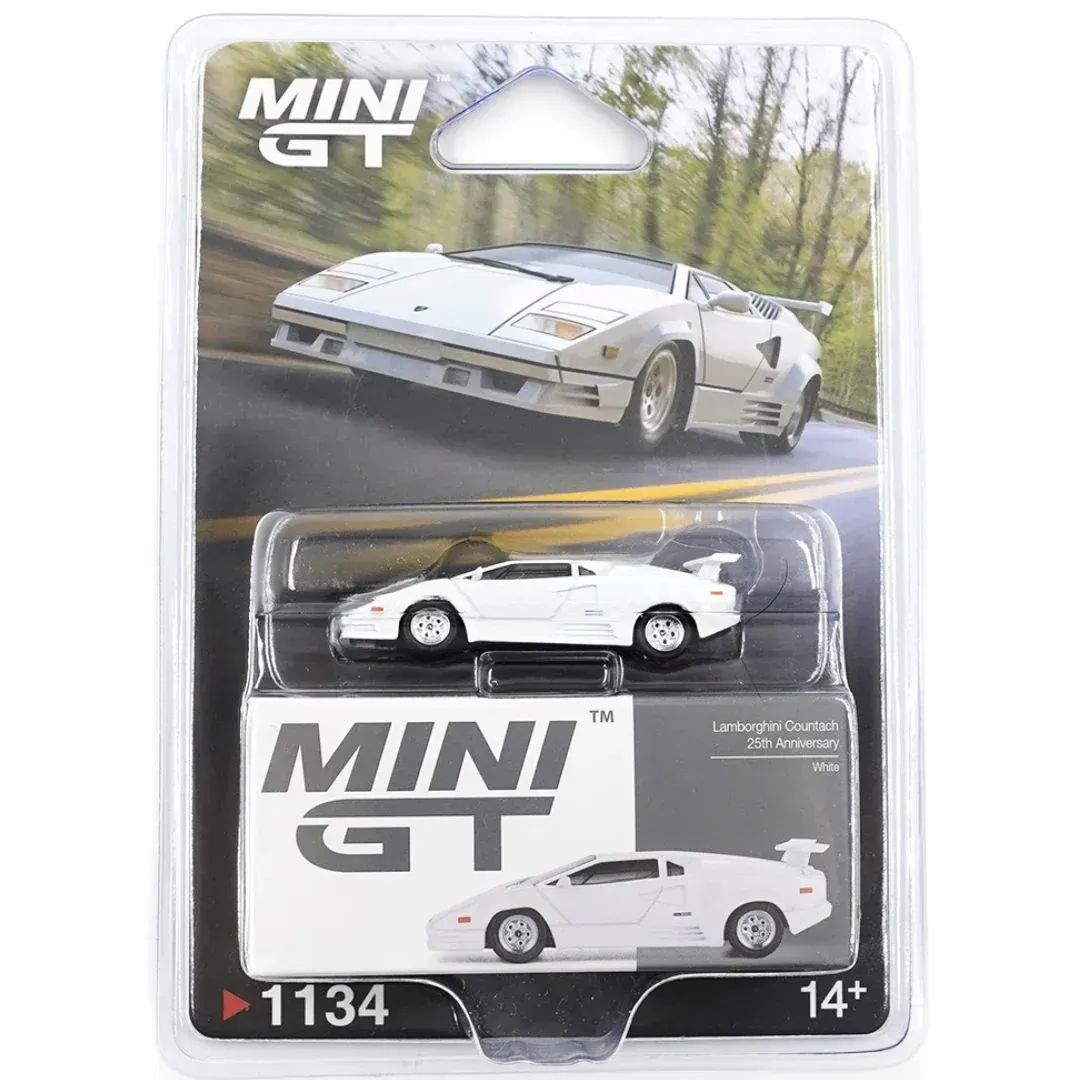 Mini GT Lamborghini Countach 25th Anniversary Blisterversion #MGT1134