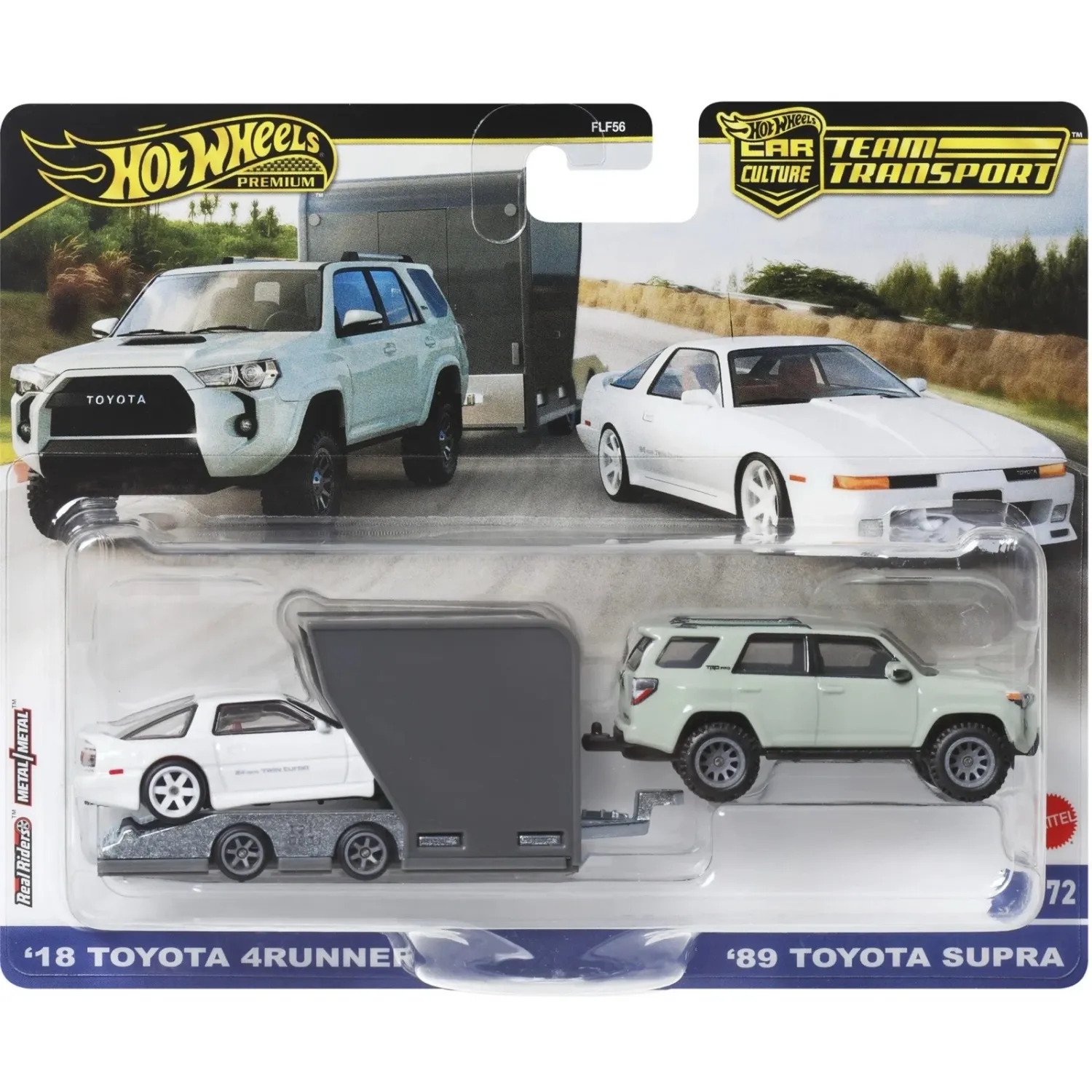 Hot Wheels Team Transport  '18 Toyota 4Runner + '89 Toyota Supra #72