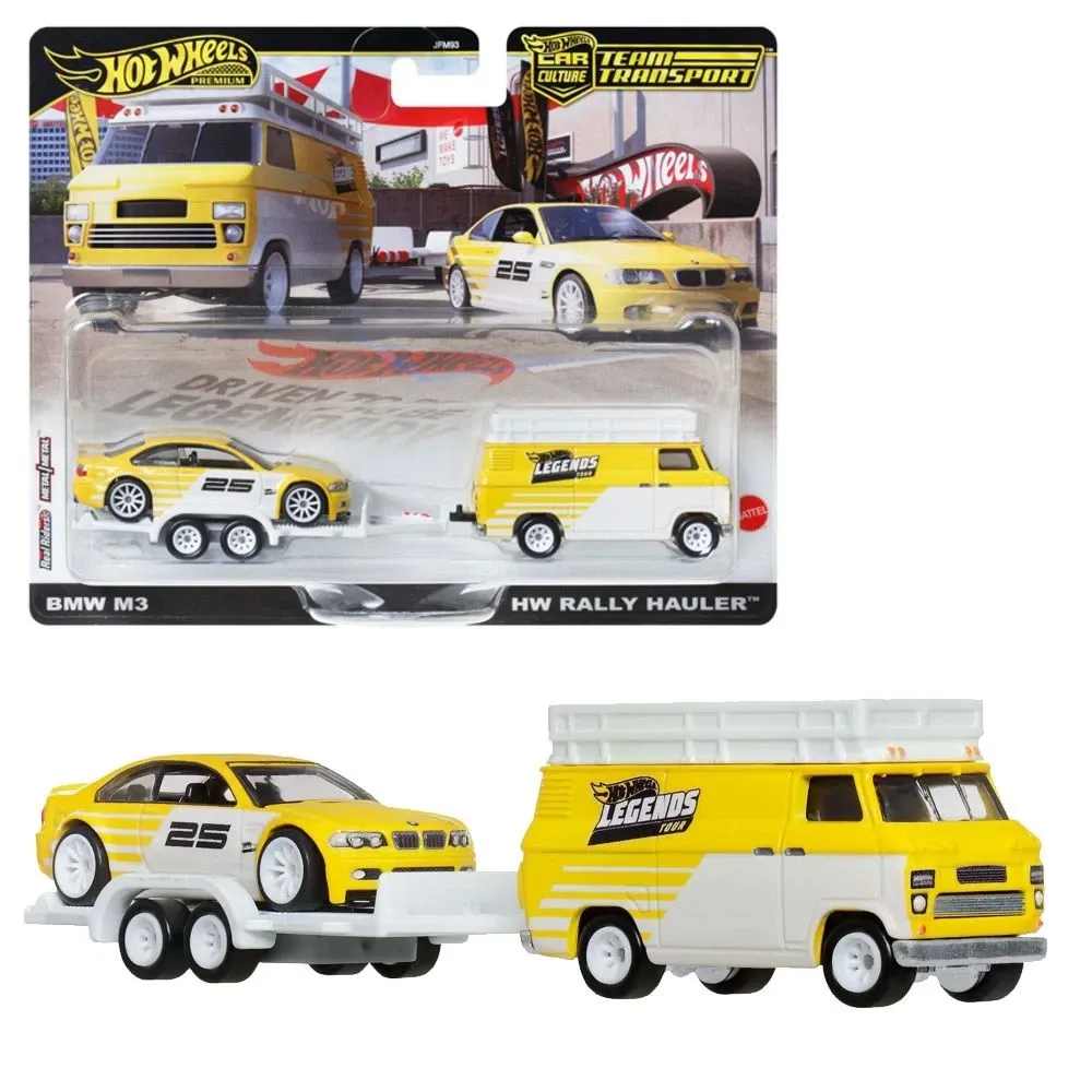Hot Wheels Team Transport BMW M3 E46 Rally Hauler Legends Tour