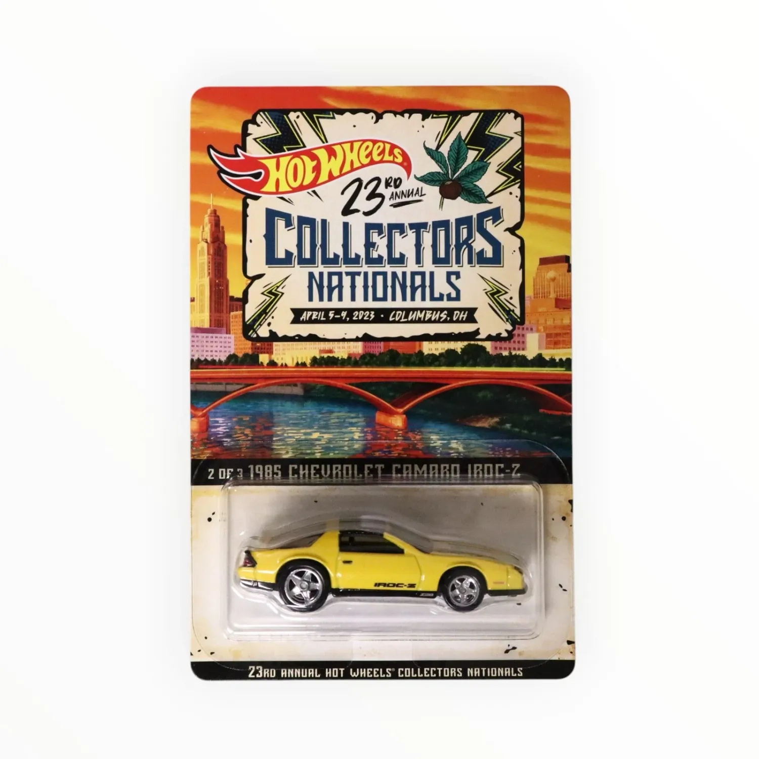 Hot Wheels 1985 Chevrolet Camaro IROC-Z - 2023 Collectors Nationals