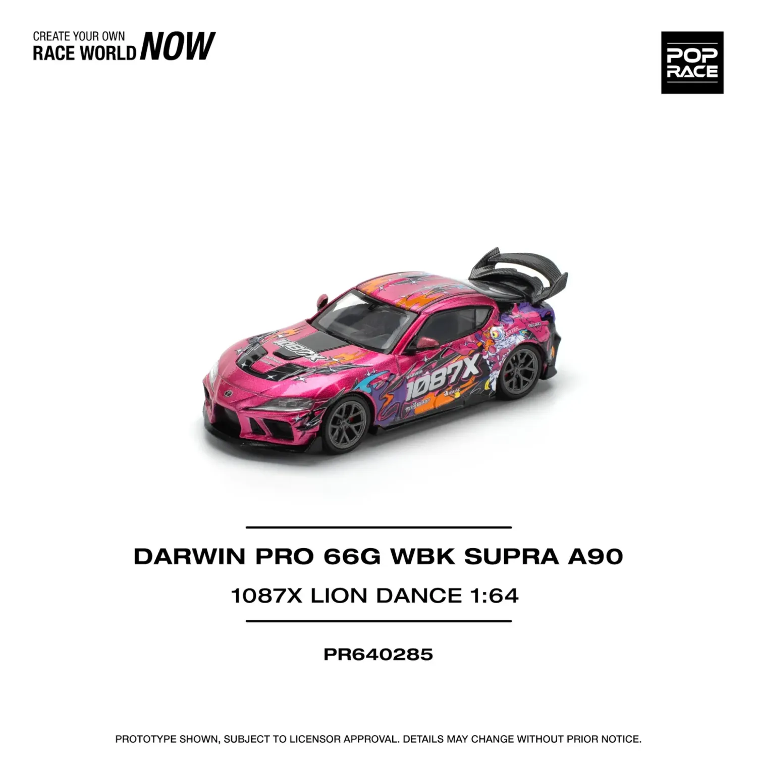 Pop Race Toyota Supra Darwin Pro 1087X various #PR64-285