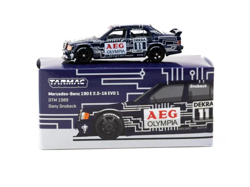 Tarmac Mercedes-Benz 190 E 2.5-16 EVO 1, #11 Dany Snobeck DTM 1989 Tarmac Mercedes-Benz 190 E 2.5-16 EVO 1, #11 Dany Snobeck DTM 1989