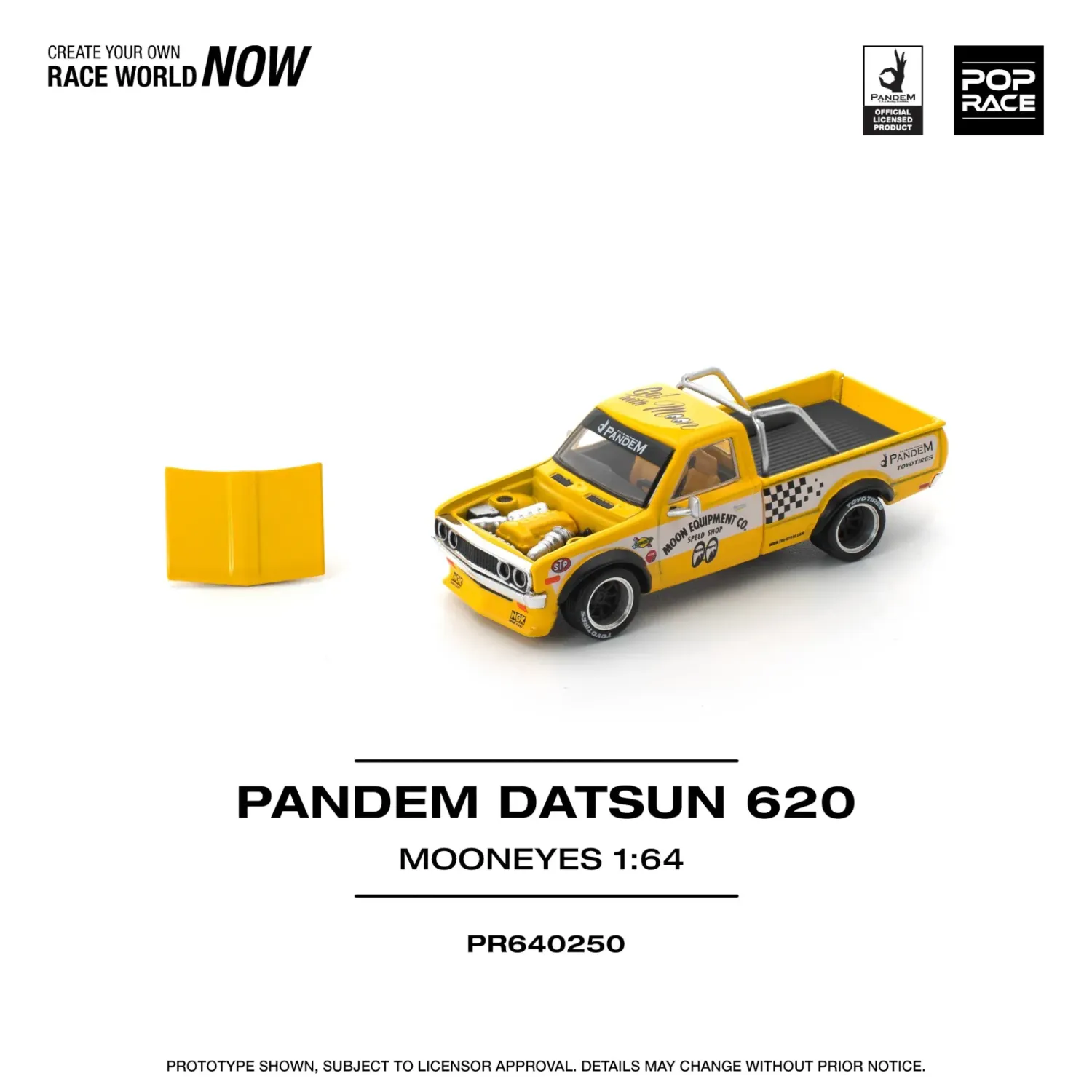 Pop Race Nissan Pandem Datsun 620 Mooneyes #PR64-250