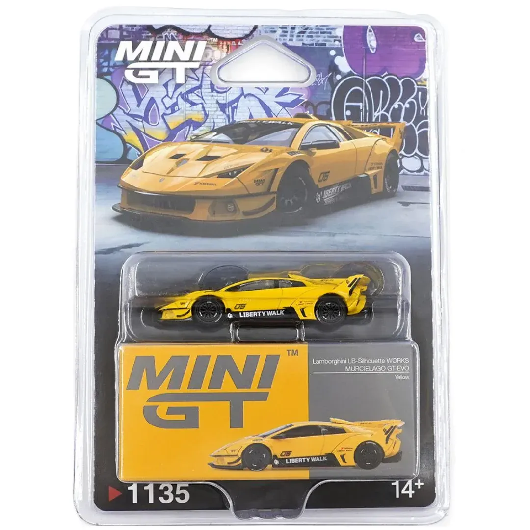 Mini GT Lamborghini LB-Silhouette Murcielago Yellow Blisterversion #MGT1135