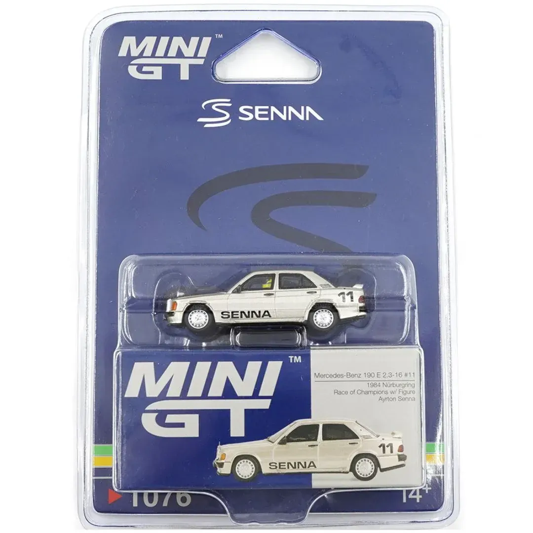Mini GT Mercedes-Benz 190E 2.3-16 #11 Ayrton Senna Blisterversion #MGT1076