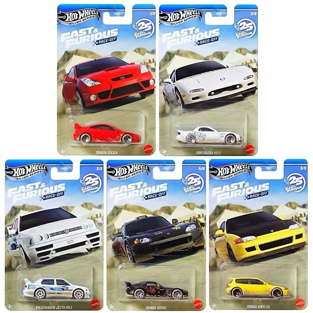 Hot Wheels - Fast & Furious Race Off - 25th Anniversary - Set