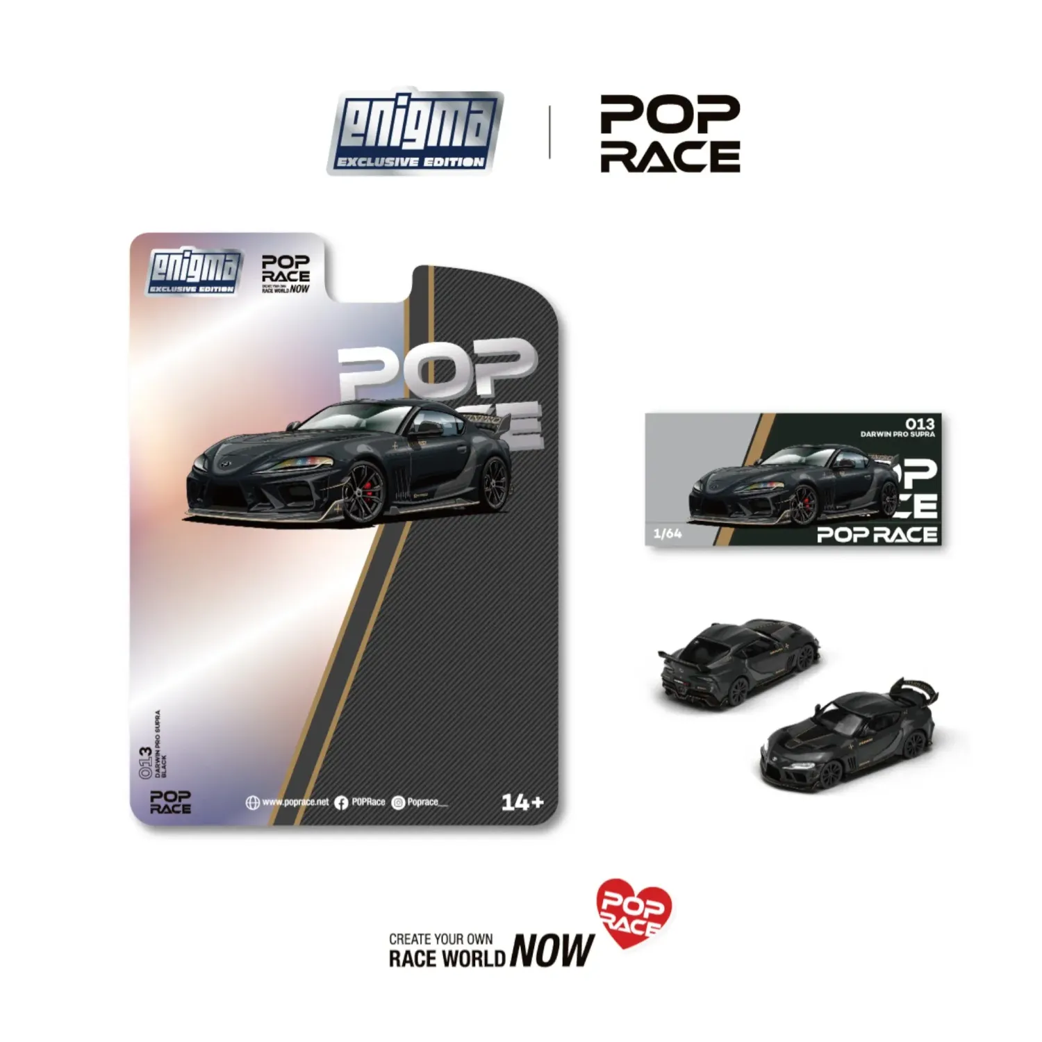 Pop Race Toyota Supra GR Darwin Pro #PR64-013