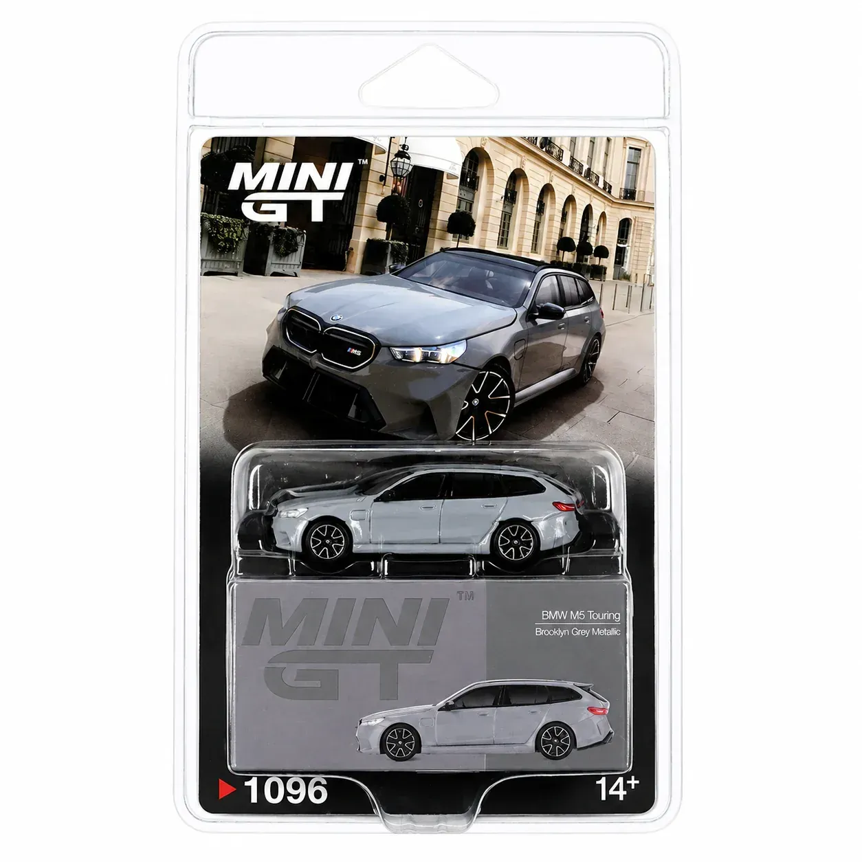 Mini GT BMW M5 (G99) Touring Brooklyn grey Blisterversion #MGT1096