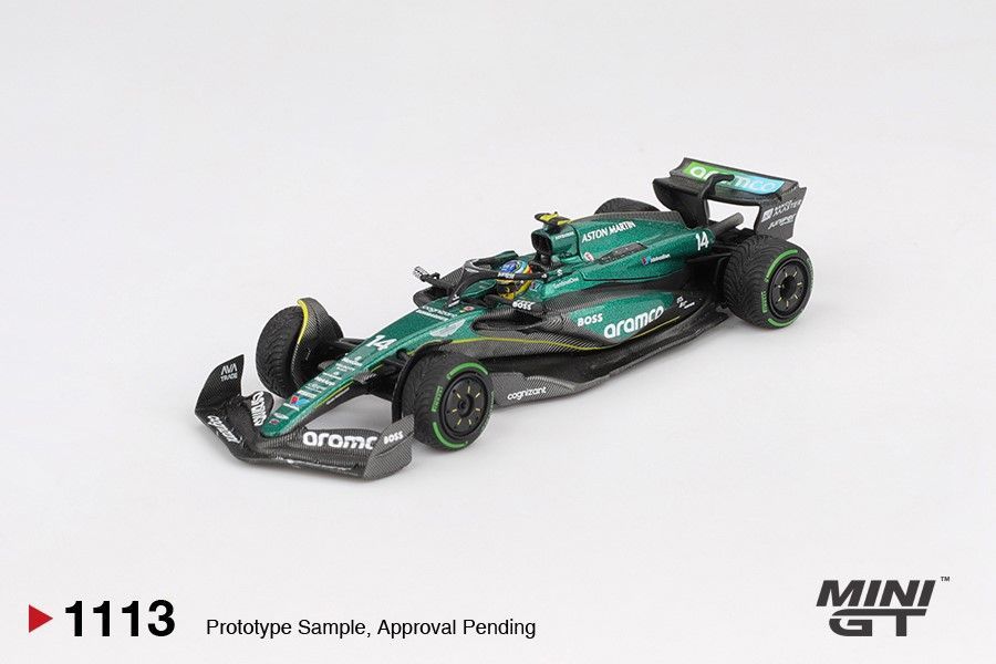 Mini GT Aston Martin AMR24 #14 Fernando Alonso #MGT1113