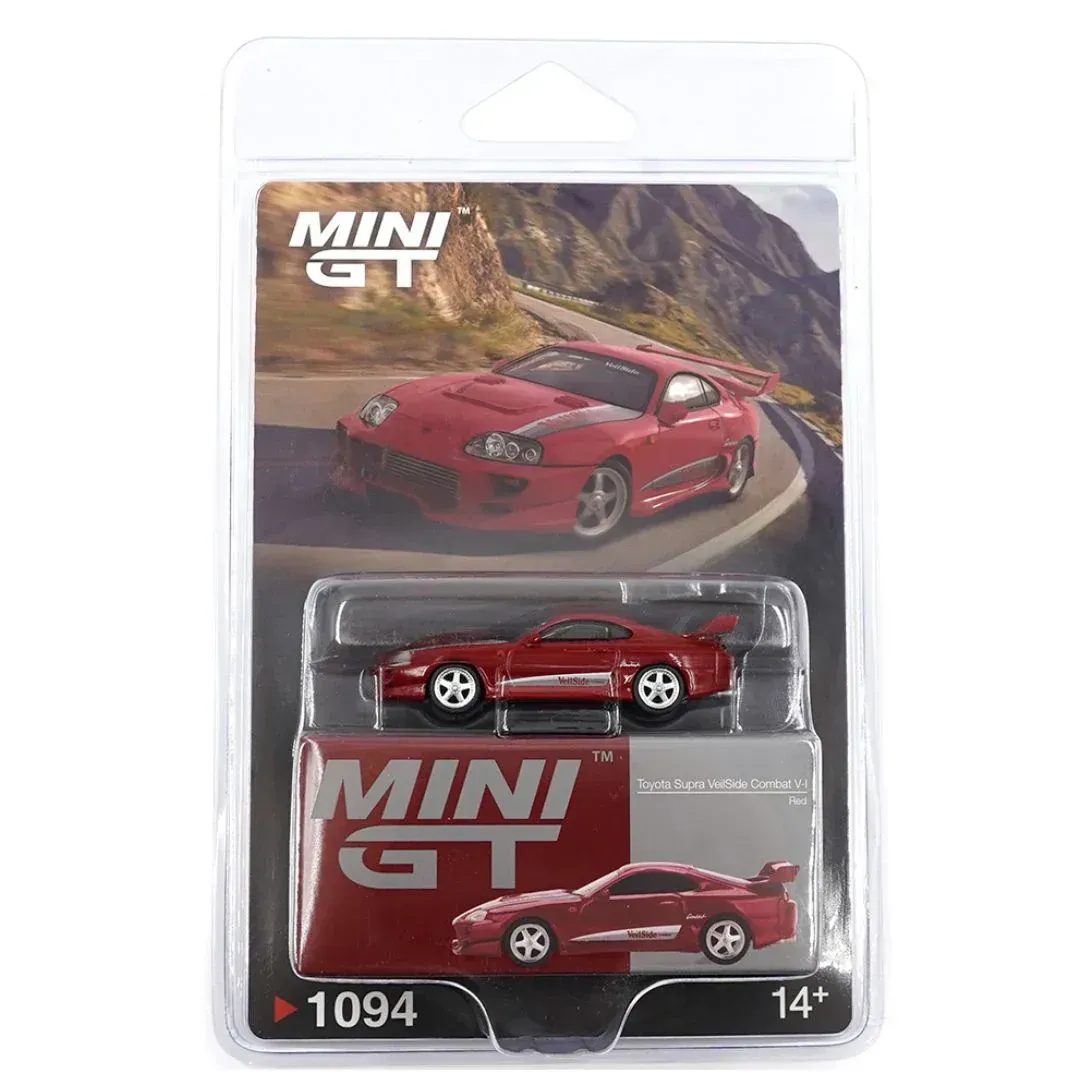 Mini GT Toyota Supra MK4 (A80) Veilside Red Blisterversion #MGT1094 Mini GT Toyota Supra MK4 (A80) Veilside Red Blisterversion #MGT1094