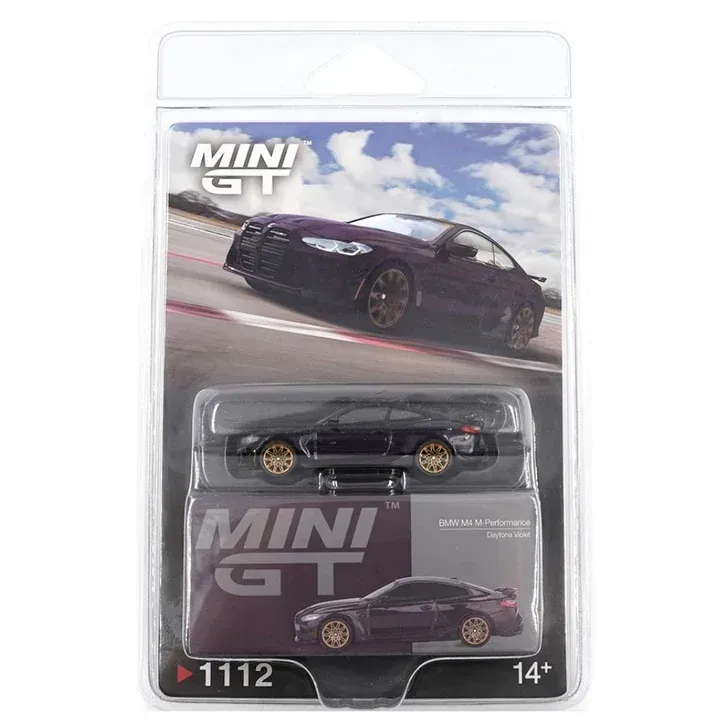 Mini GT BMW M4 (G82) Performance, Daytona violett Blisterversion #MGT1112