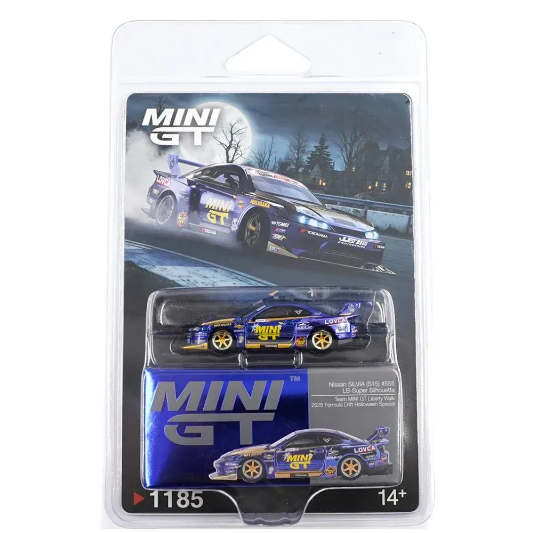 Mini GT Nissan Silvia S15 LB-Super Silhouette #555 Blisterversion #MGT1185