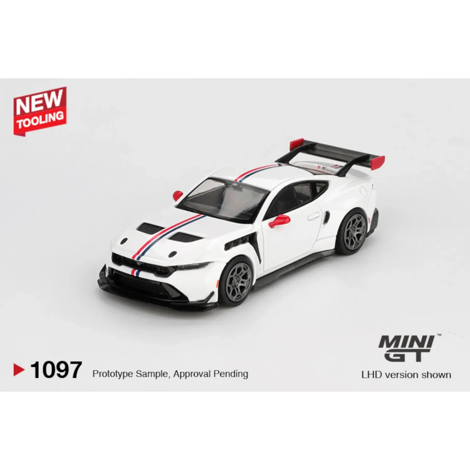 Mini GT Ford Mustang GTD Spirit of America #MGT1097 Mini GT Ford Mustang GTD Spirit of America #MGT1097