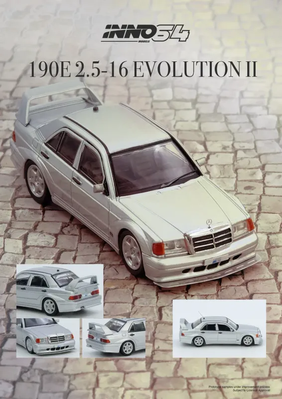 Inno64 Mercedes-Benz 190E silver #IN64-190E-SIL Inno64 Mercedes-Benz 190E silver #IN64-190E-SIL