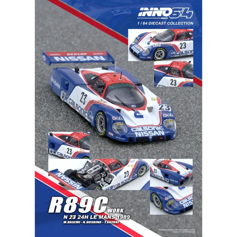 Inno64 1989 Nissan R89C Le Mans #23 #IN64-R89C-89LM23 Inno64 1989 Nissan R89C Le Mans #23 #IN64-R89C-89LM23