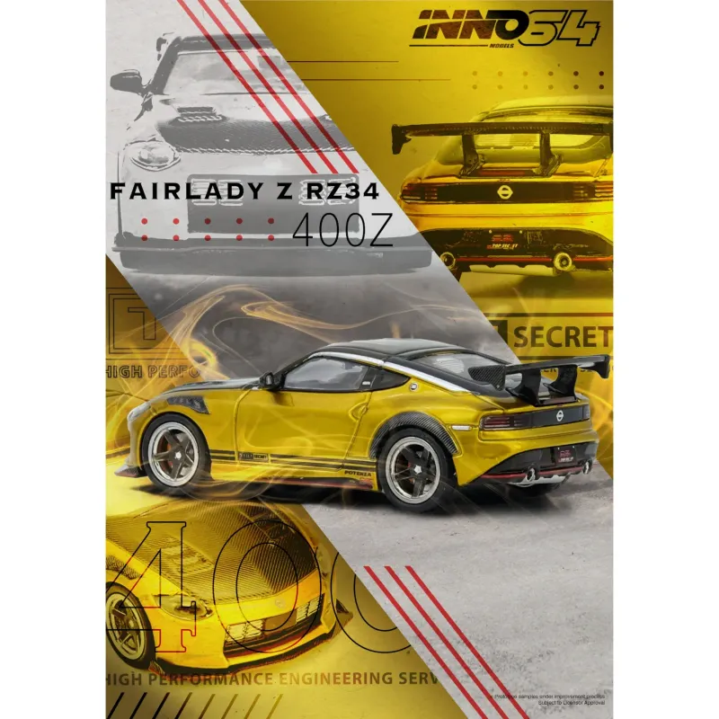 Inno64 Nissan Fairlady Z Top Secret #IN64-400ZTS-GOLD Inno64 Nissan Fairlady Z Top Secret #IN64-400ZTS-GOLD