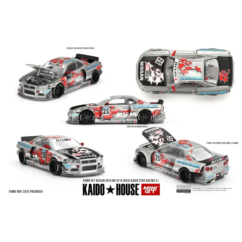 Kaido House Nissan Skyline GT-R (R34) Kaido Star Racing V1 #KHMG197