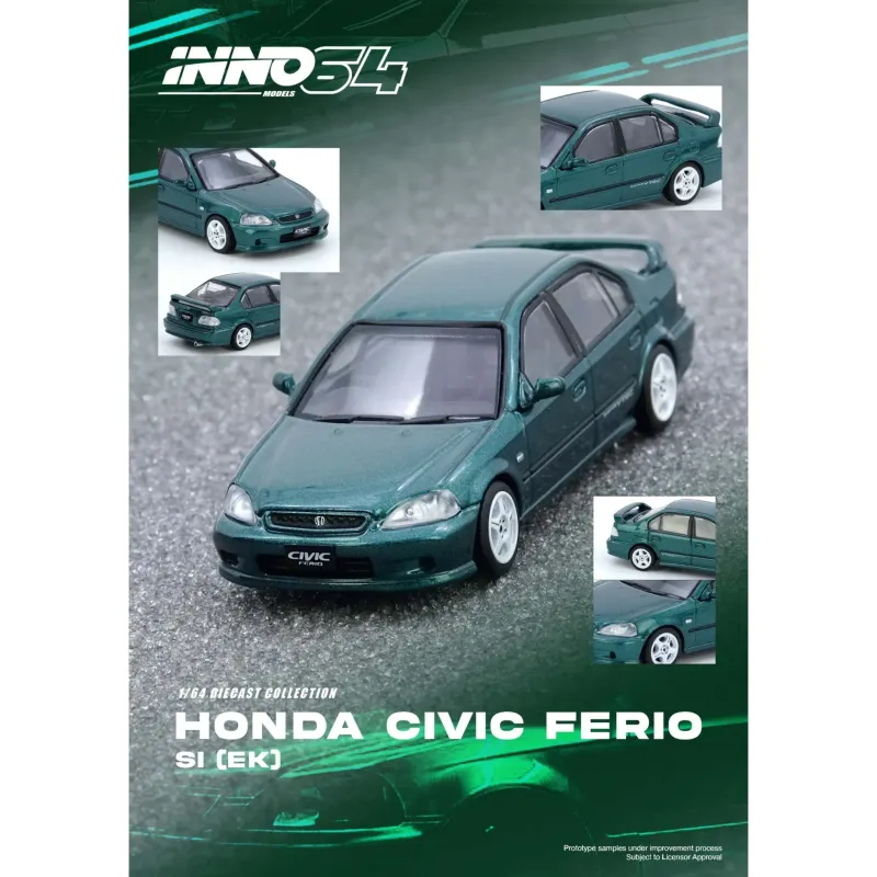 Inno64 Honda Civic Ferio Si (EK) #IN64-EKS-GREEN Inno64 Honda Civic Ferio Si (EK) #IN64-EKS-GREEN