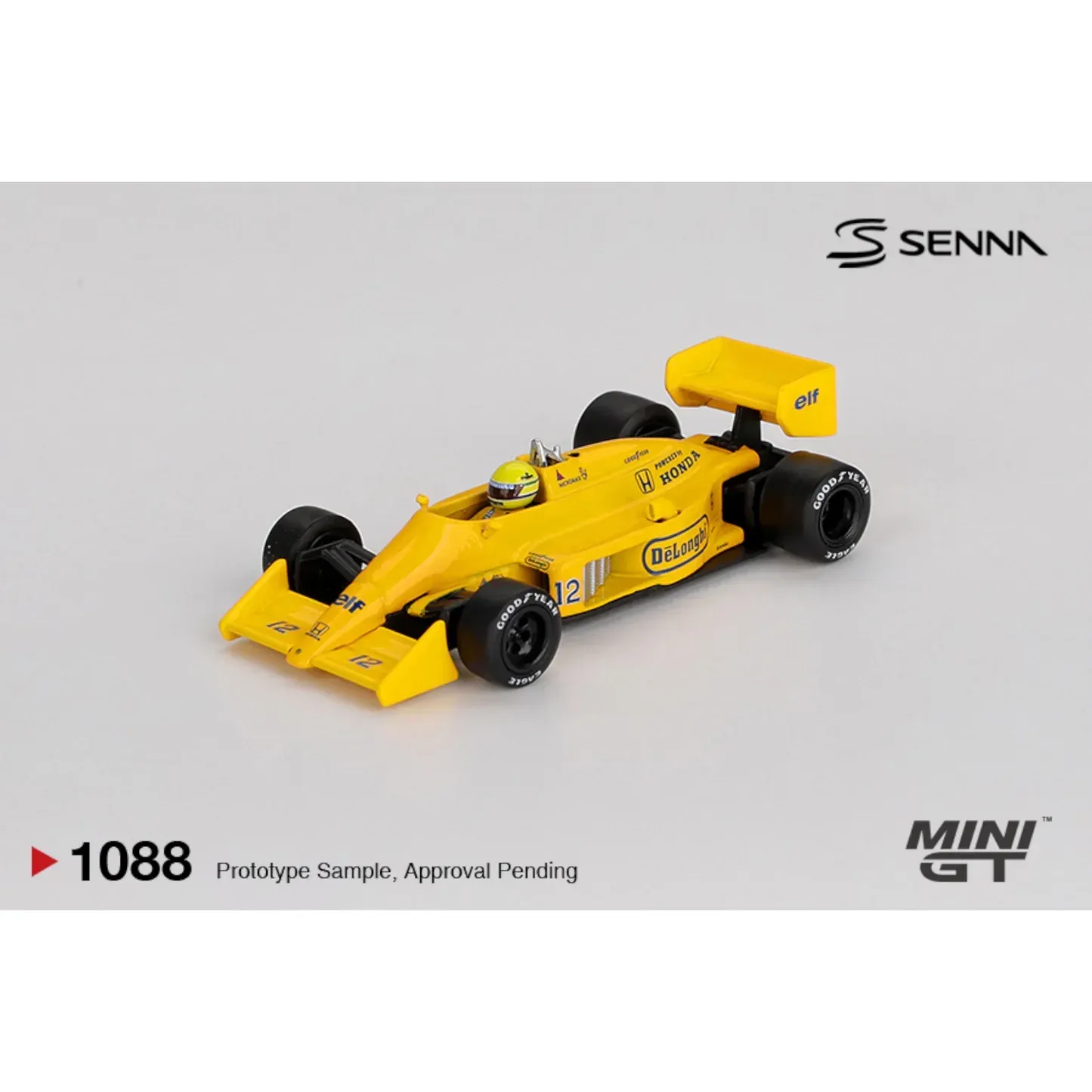 Mini GT 1987 Lotus 99T #11 Satoru Nakajima Monaco Grand Prix #MGT1088