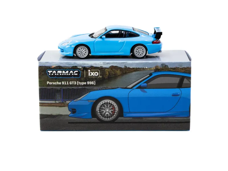 Tarmac Porsche 911 GT3 (type 996, light blue #TC-T64G-069-BL Tarmac Porsche 911 GT3 (type 996, light blue #TC-T64G-069-BL