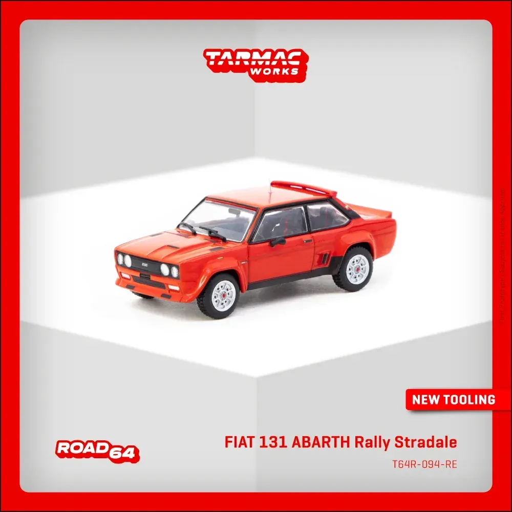 Tarmac Fiat 131 Abarth Rally Stradale, red #TC-T64R-094-RE