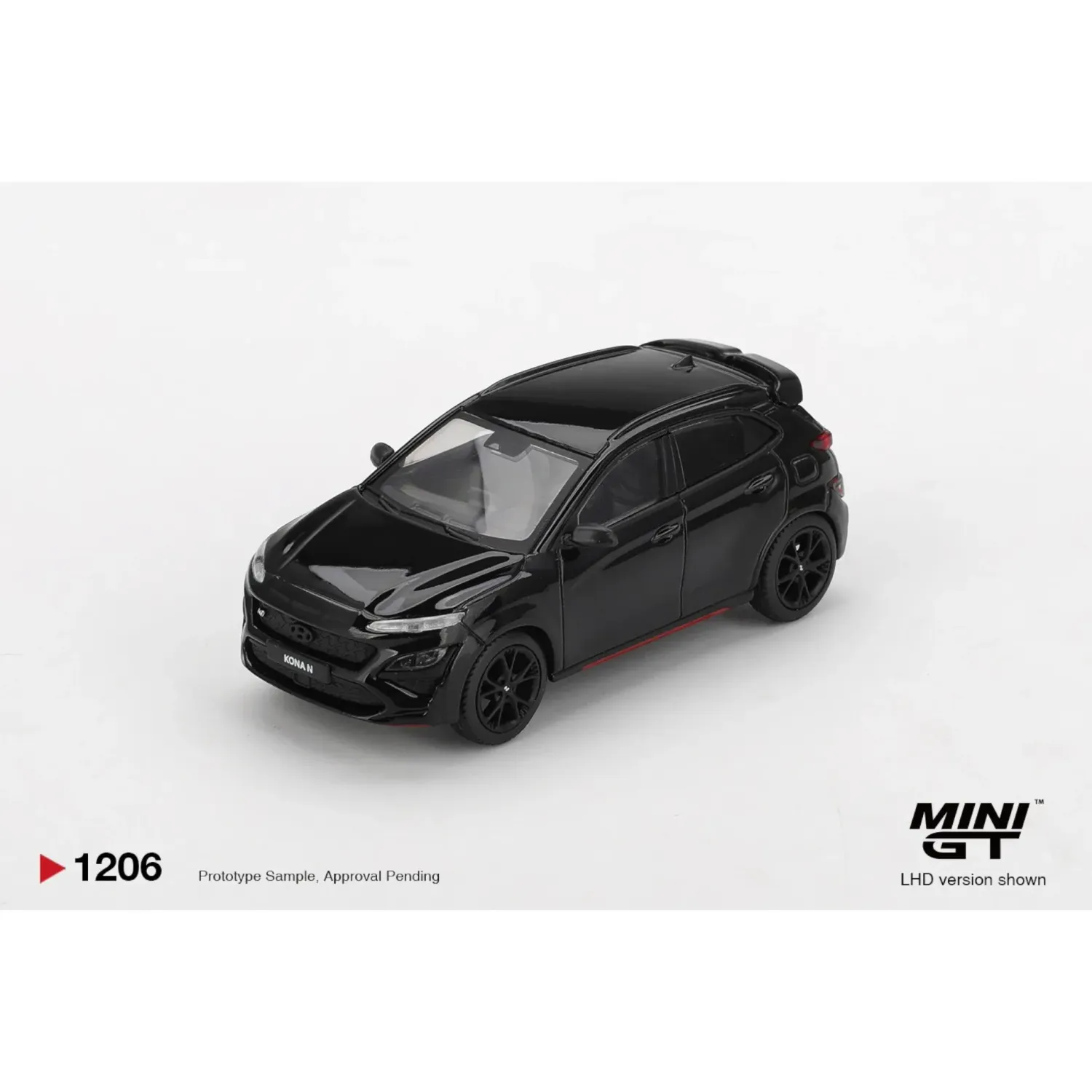 Mini GT Hyundai KONA N, Phantom Black #MGT1206
